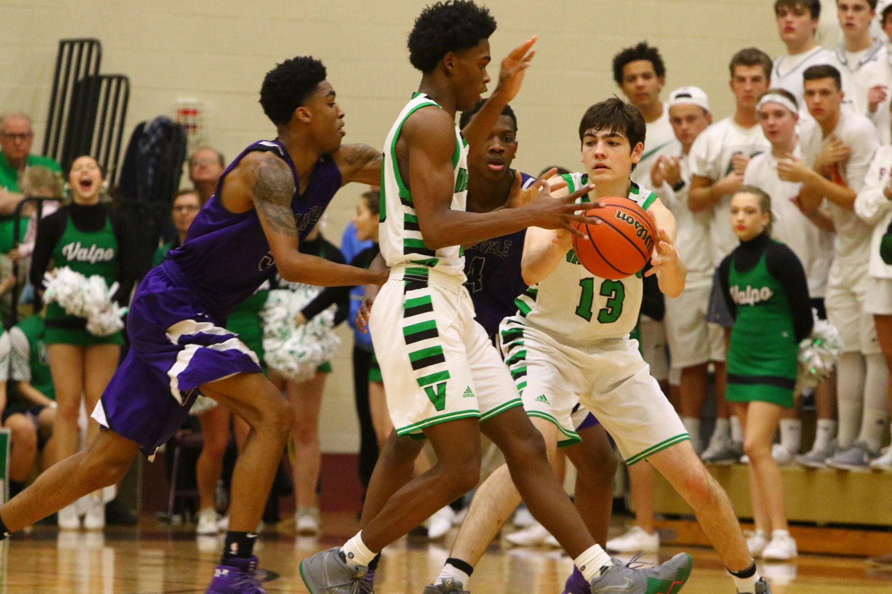 Gallery: Chesterton Sectional - Valparaiso vs. Merrillville boys basketball